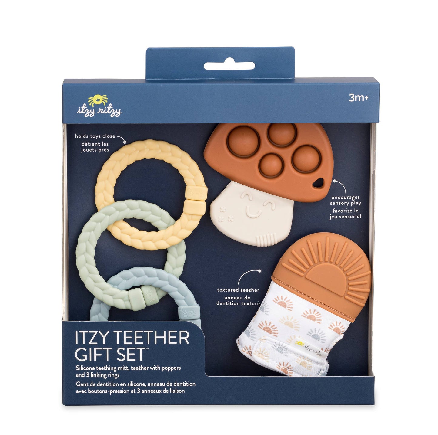 Cutie Mushroom Teether Gift Set