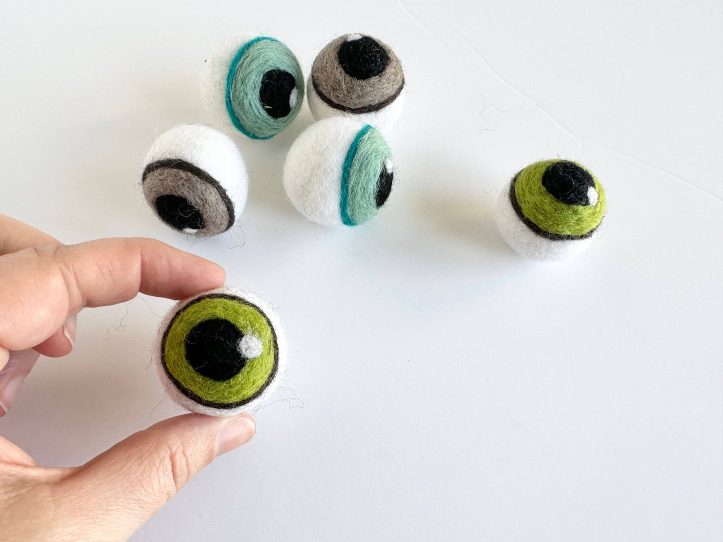 Eye Ball 1.5" Wool Felt