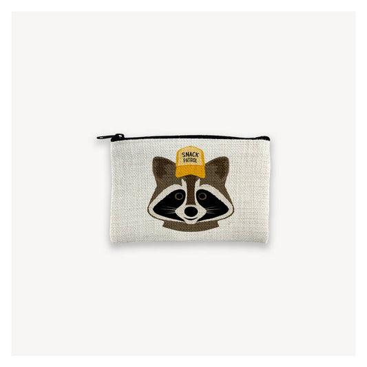 Raccoon Small Zipper Pouch