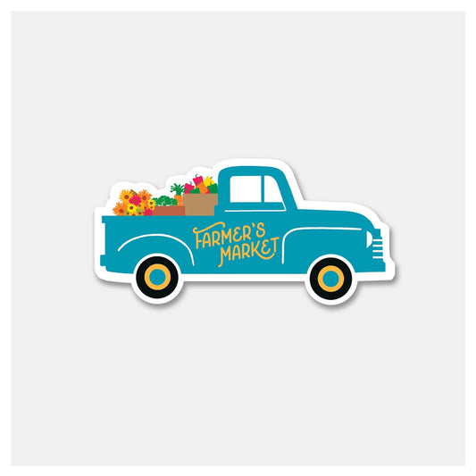 Farmer's Market Truck Sticker