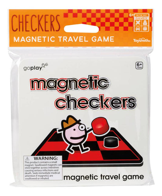 Magnetic Checkers Travel Game