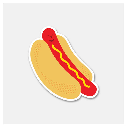 Happy Hot Dog - Sticker